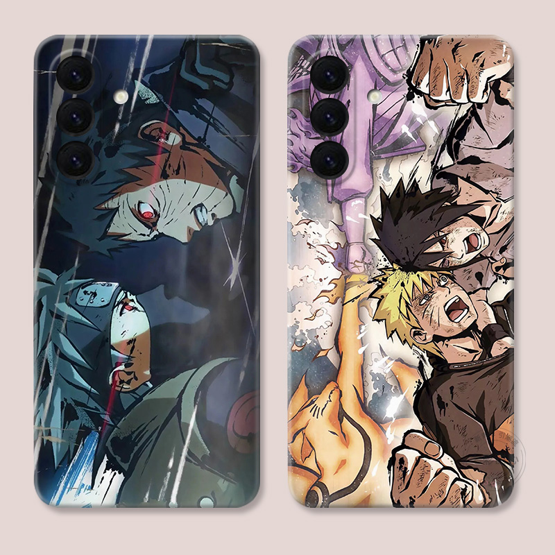 鸣人佐助适用三星A56手机壳A73A72A71A70A55A54A53A52A36A35A34A33A26a25卡卡西火影忍者复古卡通动漫男女款