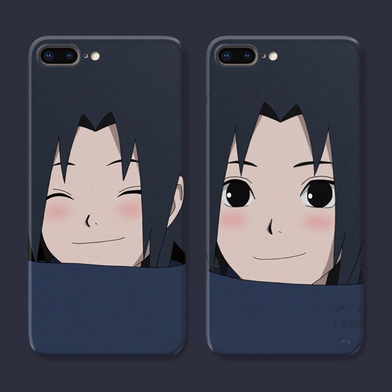 可爱佐助适用iPhone7/8plus苹果X手机壳6s动漫男生XR火影忍者xsmax日系se第2/3二三代女款防摔软