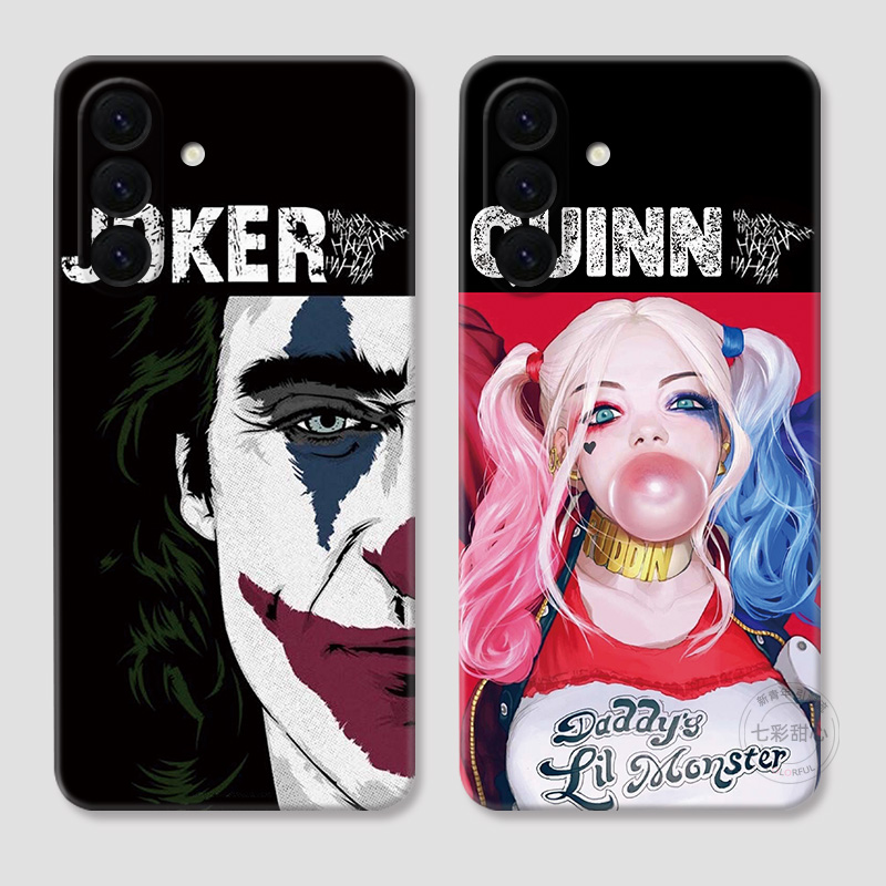 小丑杰克适用三星A56手机壳A73A72A71A70A55A54A53A52A36A35A34A33A26a25A16A15个性奎恩情侣时尚男生女款软