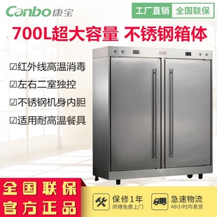 康宝RTP700A 商用酒店食堂厨房不锈钢高温消毒柜XDR770 A1B