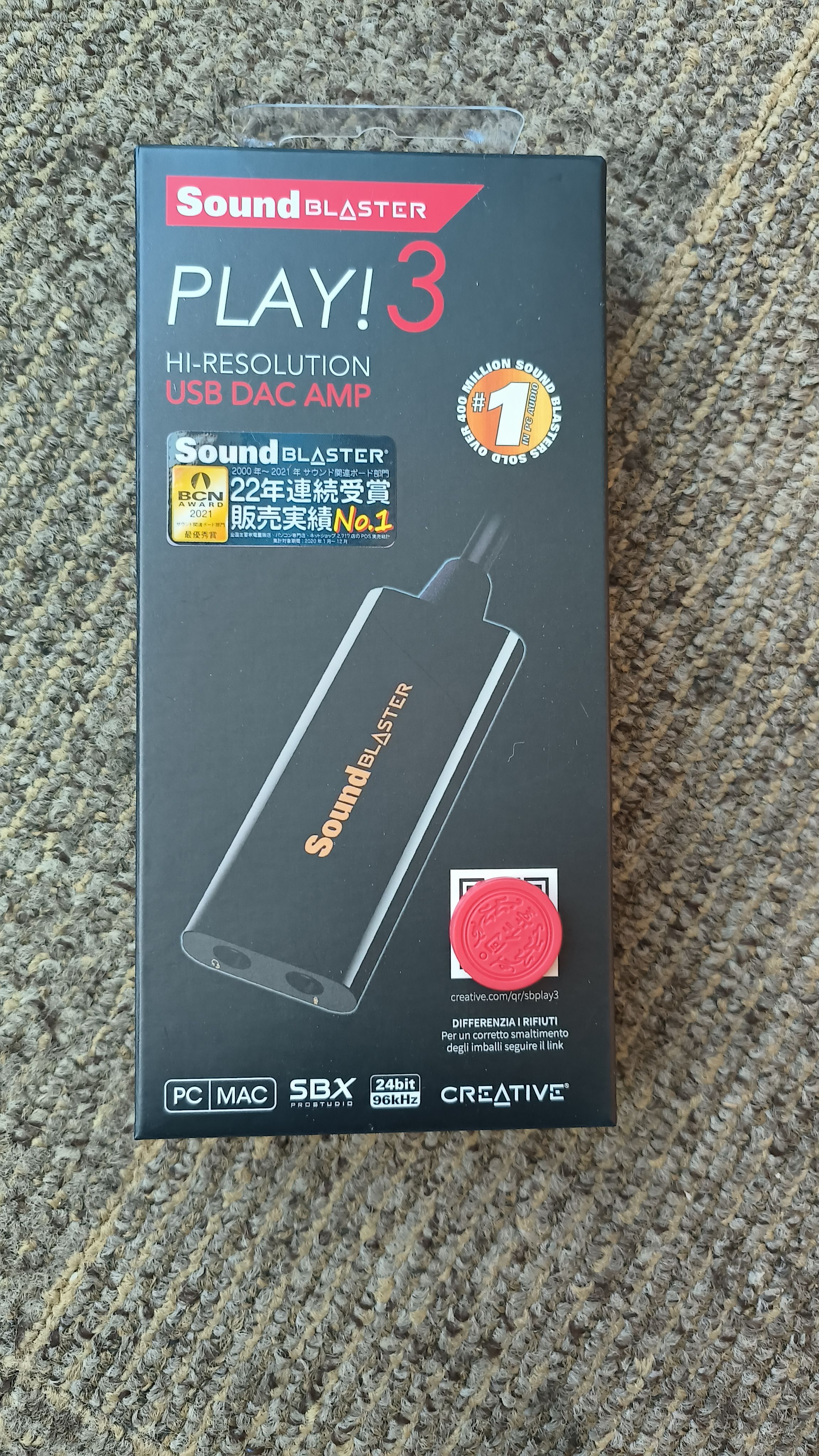 创新笔记本外置usb声卡便携电脑