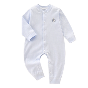 新生婴儿衣服春秋冬纯棉长袖哈衣男女宝宝连体衣秋天外穿洋气哈衣