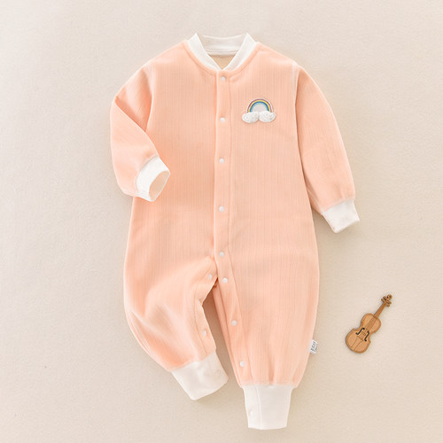 哗哗米奇秋冬加绒保暖连体衣