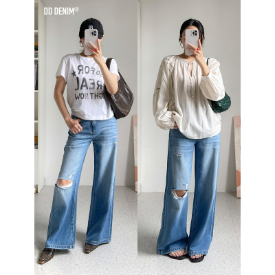 「时装廓形」莱赛尔汉麻直筒裤