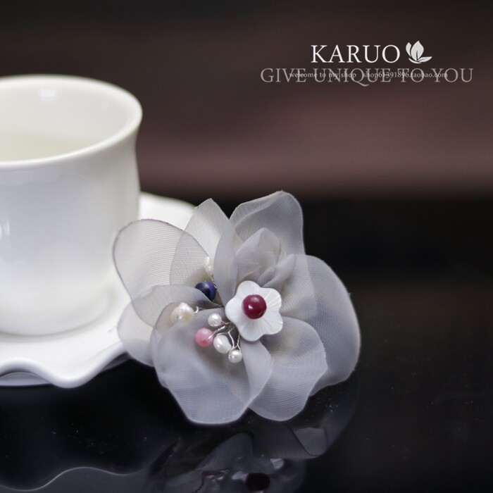 Broche femme en Fils de soie - Ref 1176434 Image 1