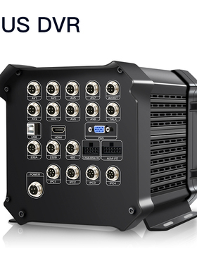 12路公交车载录像机4路MNVR+8路AHD车规4G网MDVR公交视频解决方案