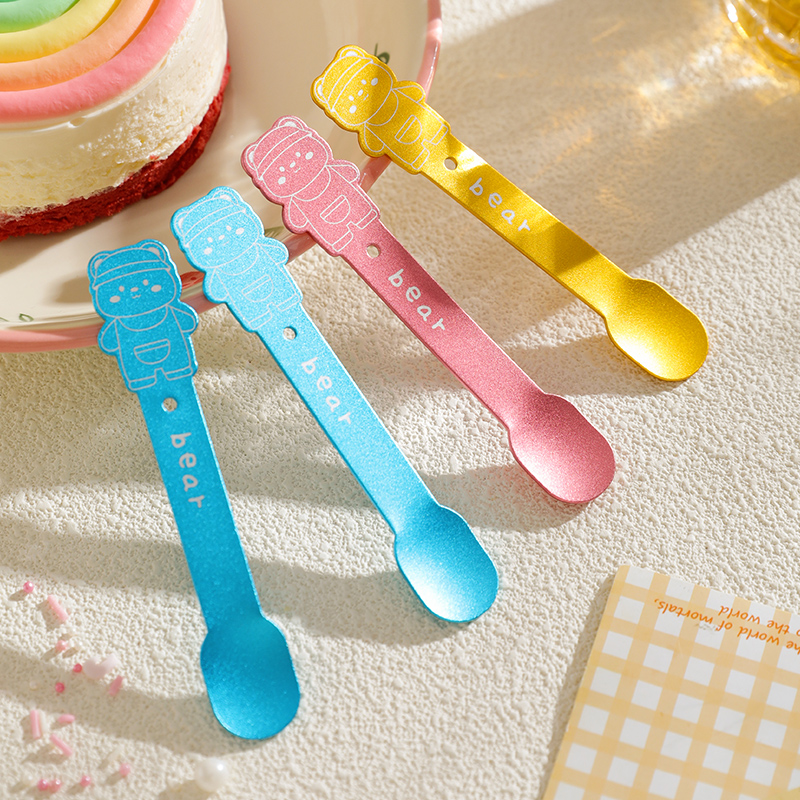 舍里萌趣哑光冰激凌勺咖啡搅拌勺