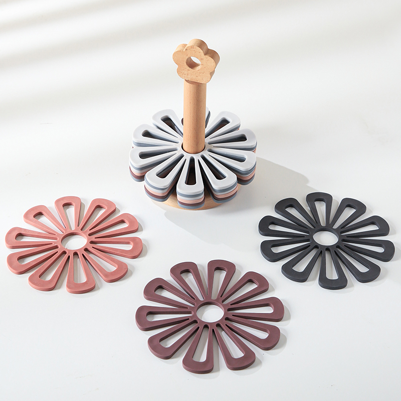 舍里创意硅胶隔热防烫垫