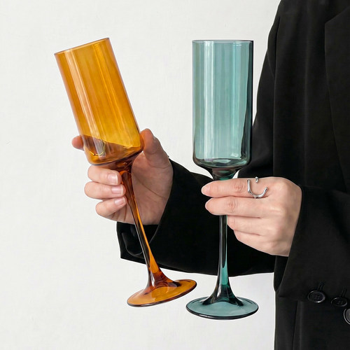 舍里中古风威士忌杯果汁葡萄酒杯