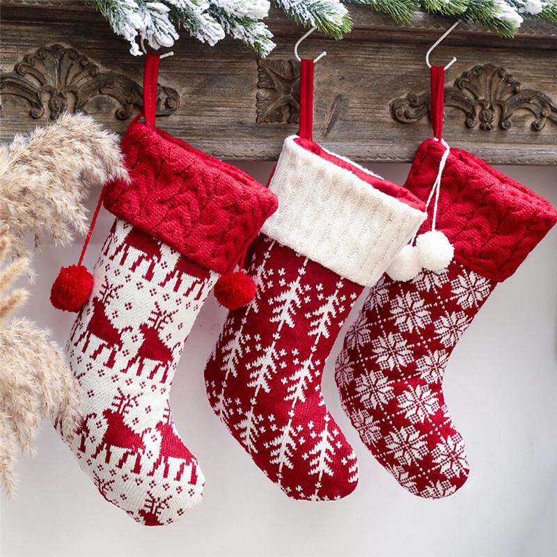 new year christmas stocking sack xmas gift candy bag christm