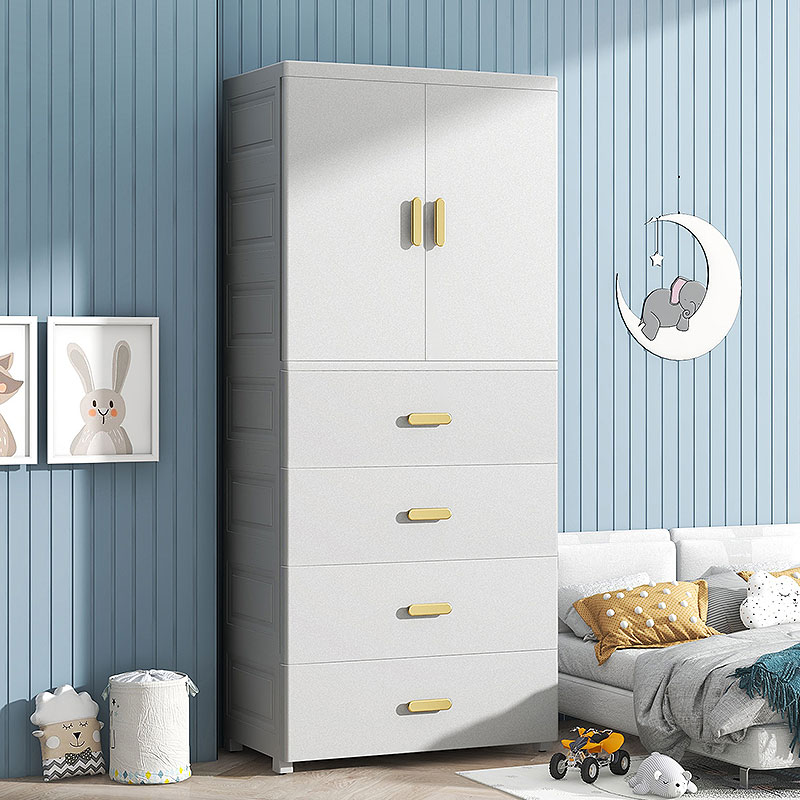 大容量家用儿童衣服收纳柜小衣橱