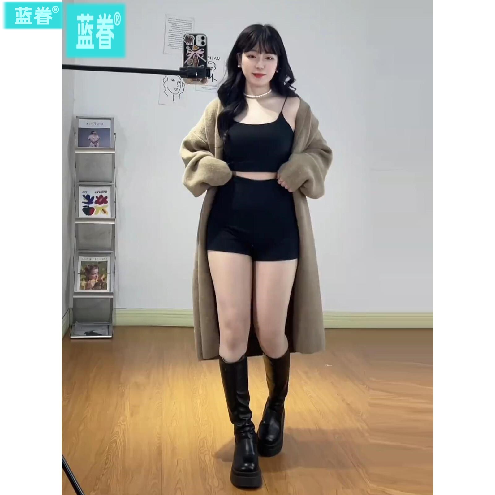 大码防走光打底裤短裤女夏季胖mm显瘦包臀高腰外穿辣妹安全裤热裤