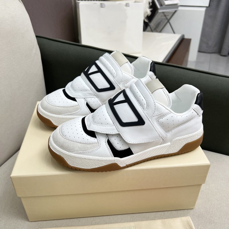 2025新款V家真皮小白鞋女厚底魔术贴男女休闲运动板鞋低帮面包鞋,女鞋,休闲板鞋,淘宝优惠券,粉丝福利购,淘宝优惠卷