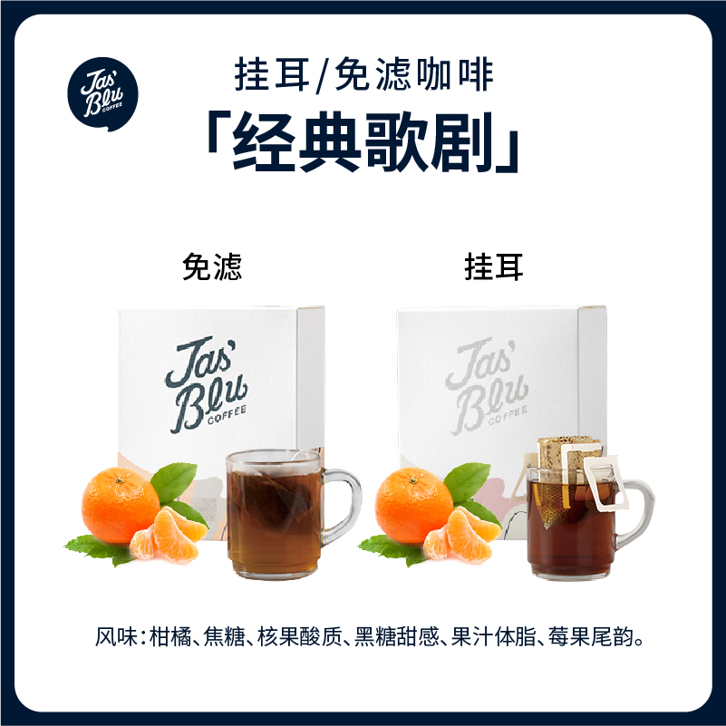 王力咖啡经典歌剧挂耳咖啡免滤咖啡5包/盒drip coffee官方旗舰店 咖啡/麦片/冲饮 研磨咖啡粉 原图主图