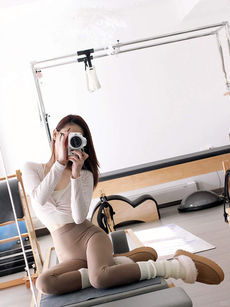 瑜伽舞蹈保暖穿搭过膝堆堆袜套