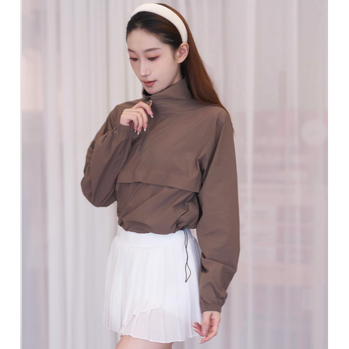 防晒宽松休闲长袖瑜伽服运动外套