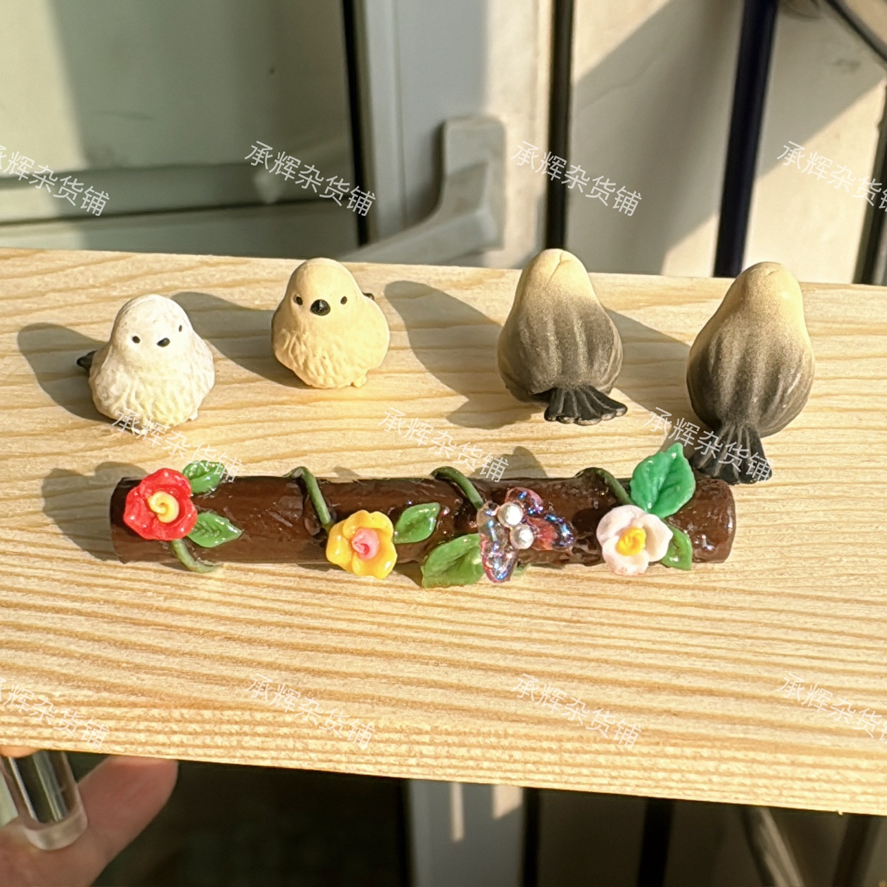 扭蛋食玩小公仔可爱小鸟