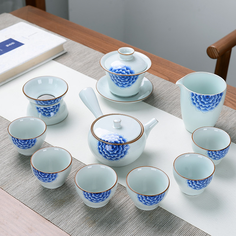 官窑功夫茶具套装2026新款喝茶轻奢高档高端大气茶杯个人专用会客