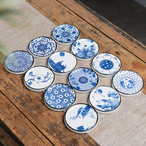 小壶承盘托垫茶道复古风