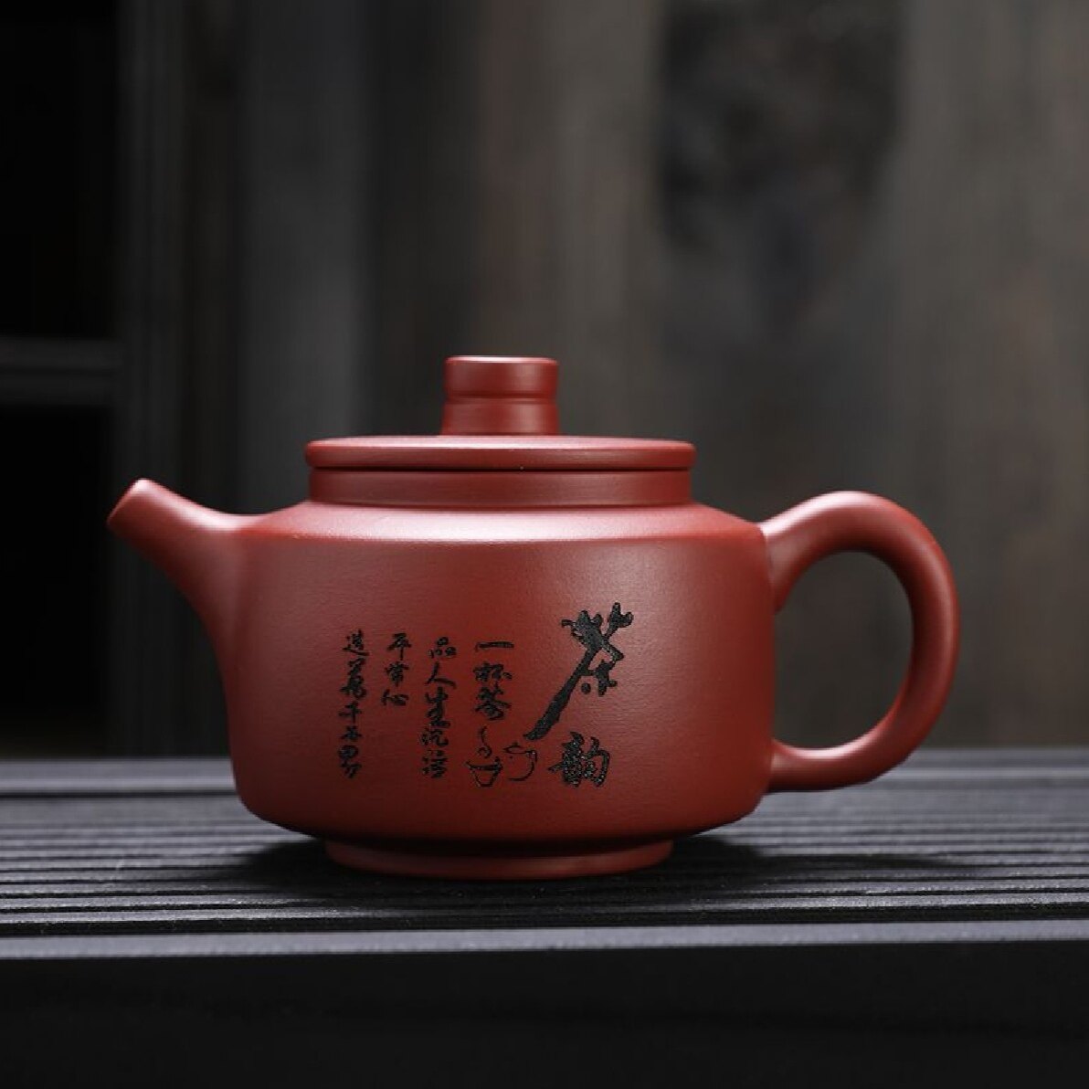 大德钟茶韵手绘陶瓷茶具居家品茗轻奢雅致功夫茶器茶道居家雅致精