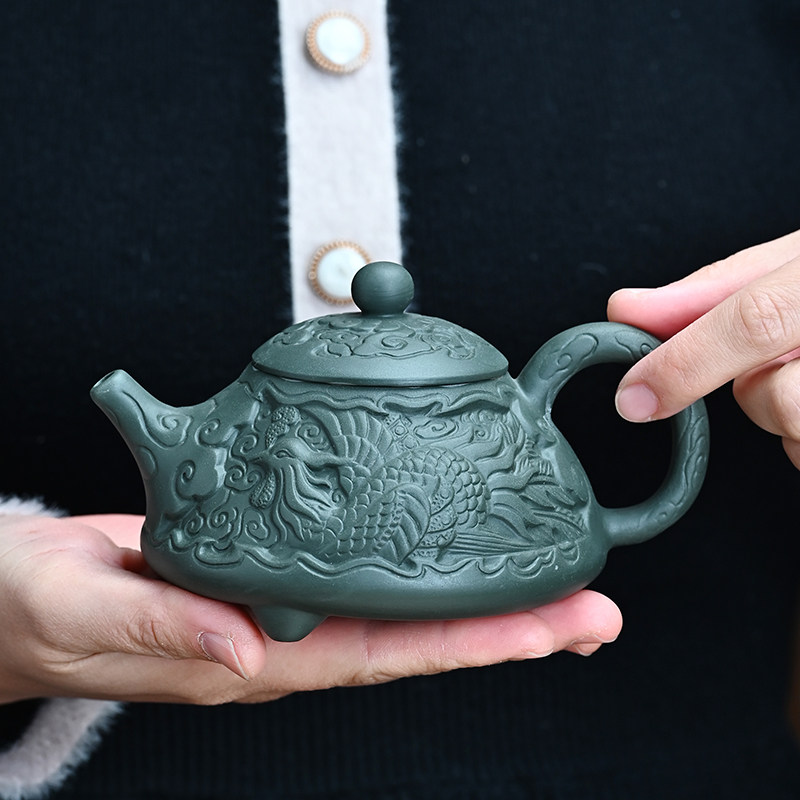 石瓢紫砂壶纯手工功夫茶具套装2026新款高档陶瓷泡茶壶单壶家用