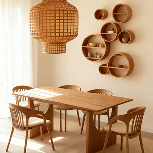 宋式美学黑胡桃木实木餐桌设计师同款酒店民宿高端定制餐厅长桌