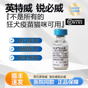 英特威宠必威锐必威宠物犬猫育苗猫狗用狂犬疫苗1针通用型预防针
