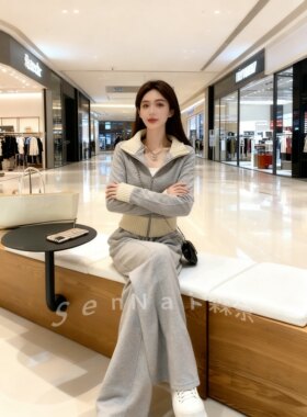 韩系高级感减龄显瘦运动休闲卫衣