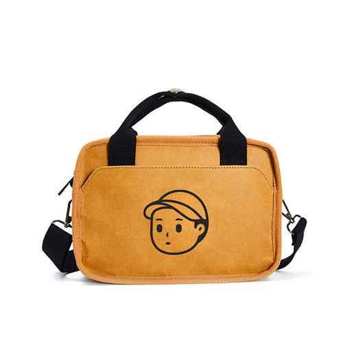 FINERWORLD牛皮纸斜挎包