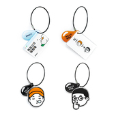 FINERWORLD职场打工人「我想睡」亚克力滴胶钥匙圈扣书包挂饰挂件