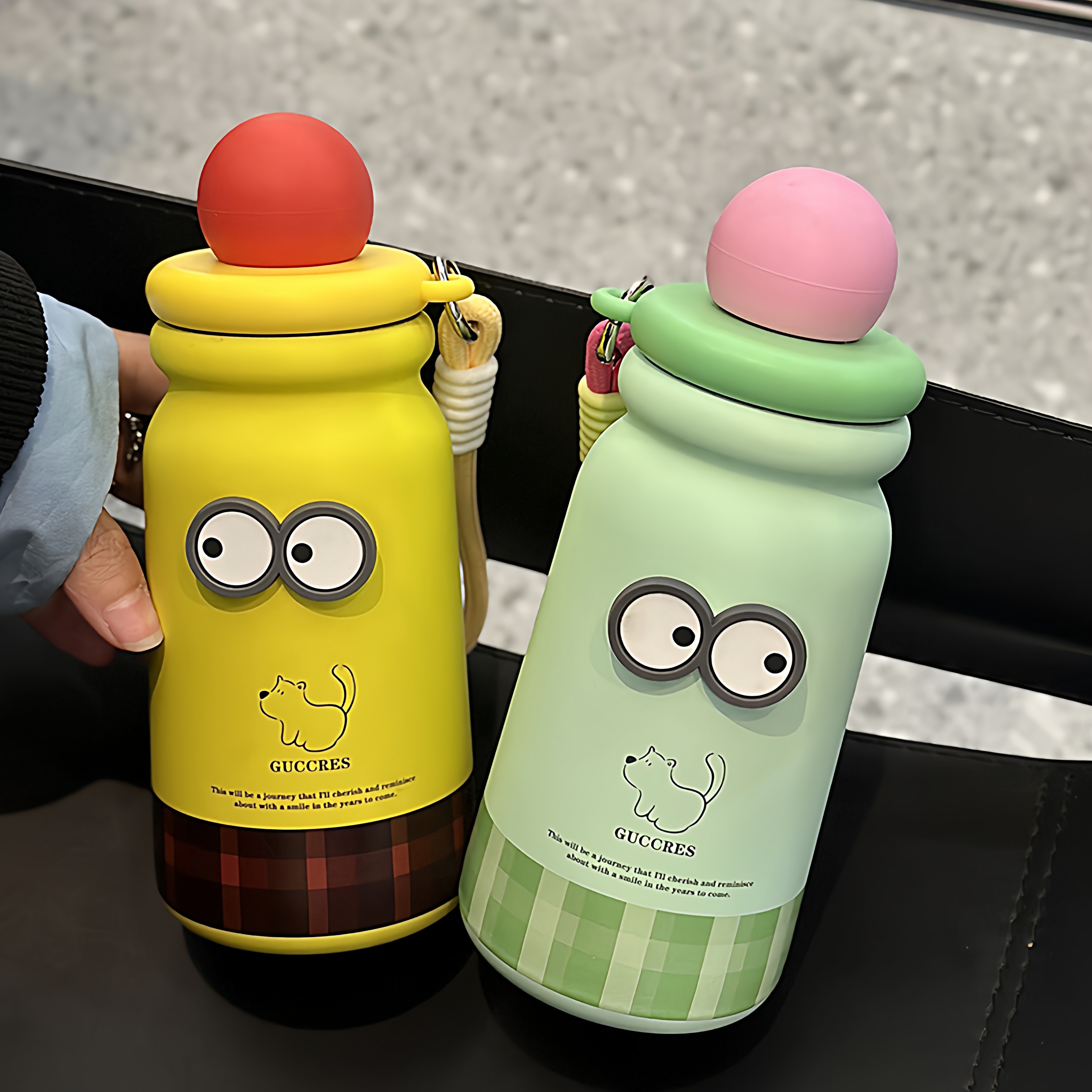 祝大家【柿柿如意】小狗保温杯