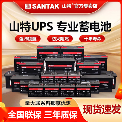 【官方授权店】SANTAK山特蓄电池