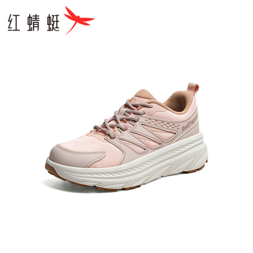 红蜻蜓老爹鞋厚底增高系带