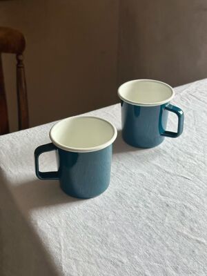 NfT 搪瓷蓝边马克杯咖啡杯