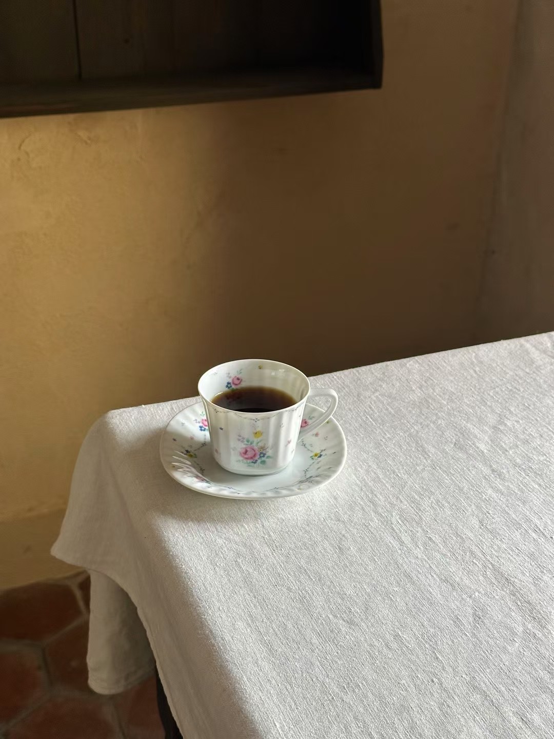 NfT 中古百褶碎花咖啡杯碟 下午茶杯碟