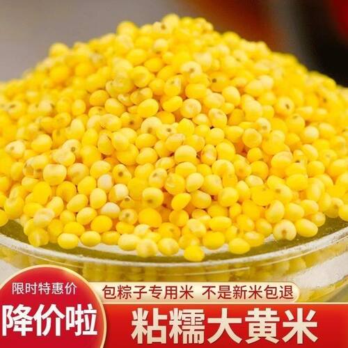 今年东北大黄米新米黍米黏粘黄米包粽子农家糯小米杂粮粘糯黑龙江