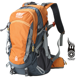 Pentagram五角星40L防泼水男女运动徒步旅行登山包骑行背包 包邮