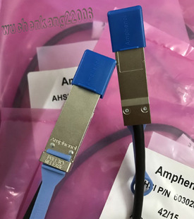 全新50CM安费诺QSFP+40G-DAC-0.5M电缆IB线铜缆堆叠线
