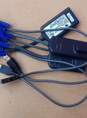 拆机原装 美国 Avocent AMIQ-USB KVM 接口模块转接线 VGA RJ45