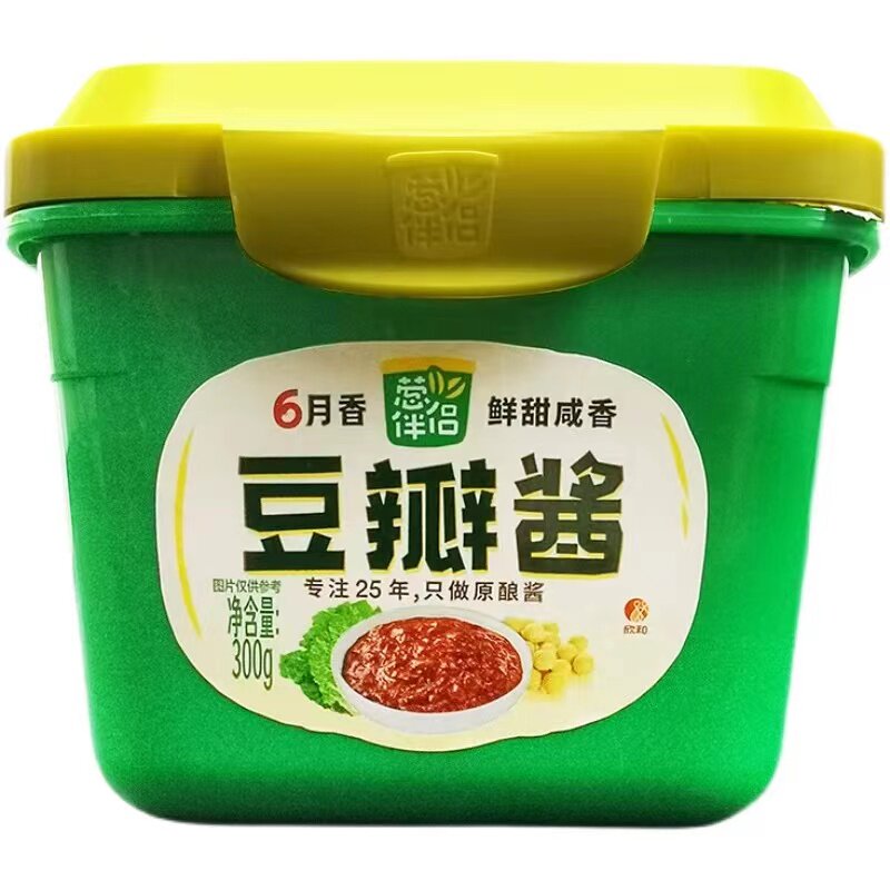欣和6月香豆瓣酱300g葱伴侣六月香黄豆酱蘸酱 满6盒包邮江浙沪