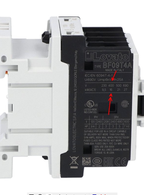 BF09T4A原装进口意大利LOVATO继电器230V/24V功率接触器25A