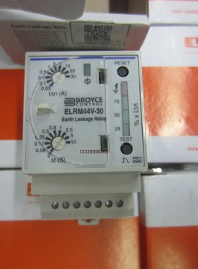 ELRM44V-30 Broyce Control 漏电检测继电器 全新原装正品