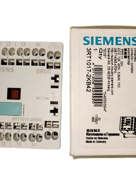 西门子接触器3RT1015-2KB42原装3RT1016-2KB42正品3RT1017-2KB42