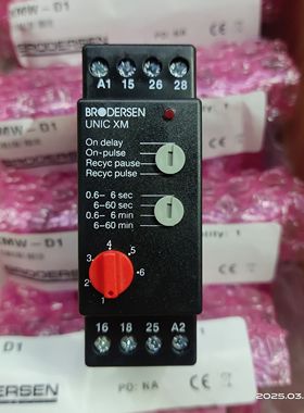 XW-D1 XW-D2 XW-S1 XW-S2原装Brodersen时间继电器XM-D2正品