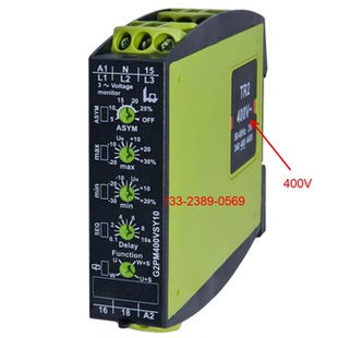 G2PM400VSY10+TR2 230V 400V TELE 3相+N电压继电器 原装正品