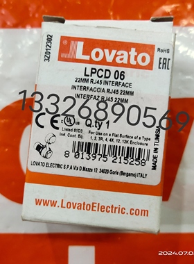 通讯接口Ø22MM铂金系列镀铬塑料-RJ45接口-以太网链接型号LPCD06