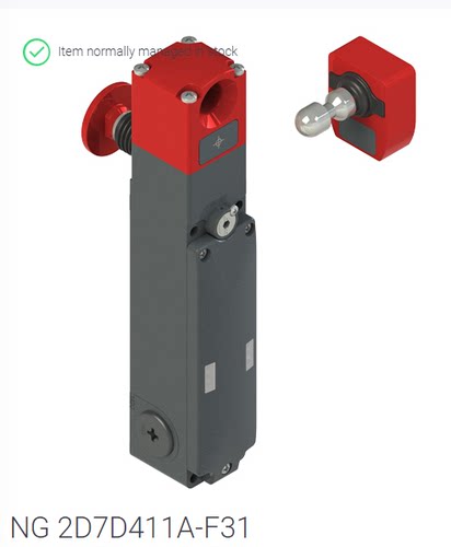 Pizzato安全门锁开关2D7D411A-F31全新原装正品