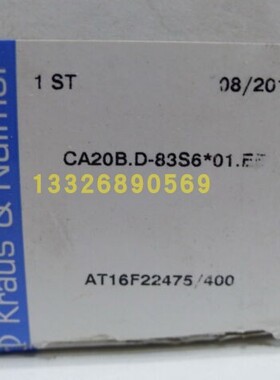 CA20B F-0946-600.KD1 D-Y993*02转换开关CA20B.1DS402*01.E