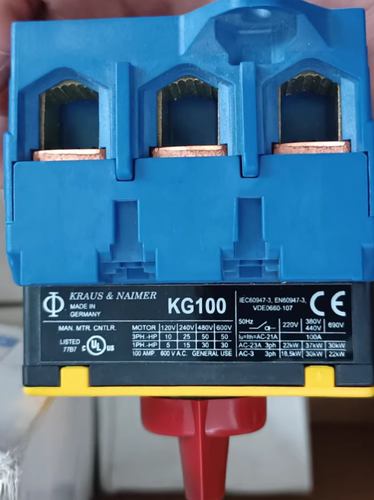 KG64.KG100.T203隔离开关KG100 T204/01 E