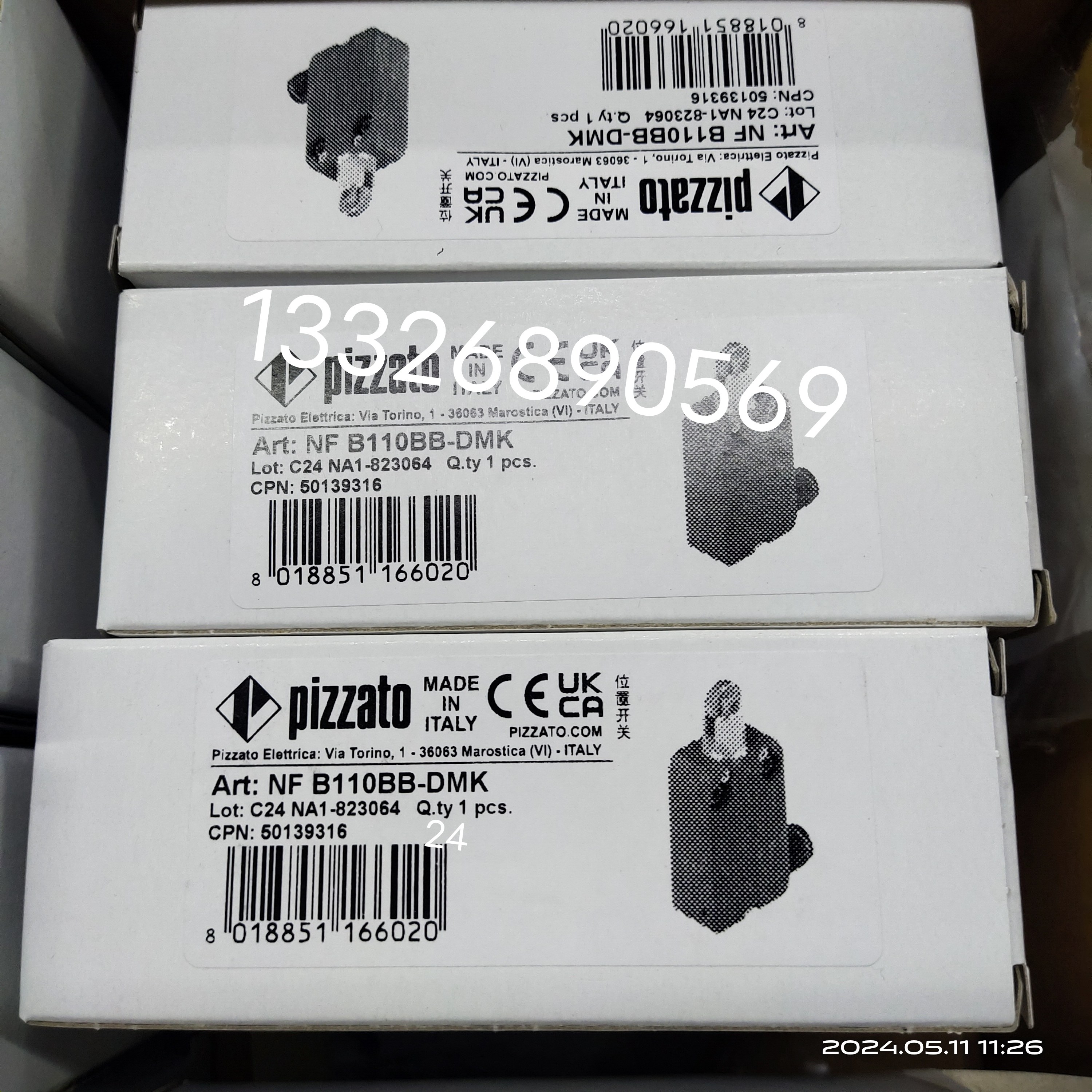 Pizzato意大利限位开关NF B110BB-DMK全新原装进口 正品